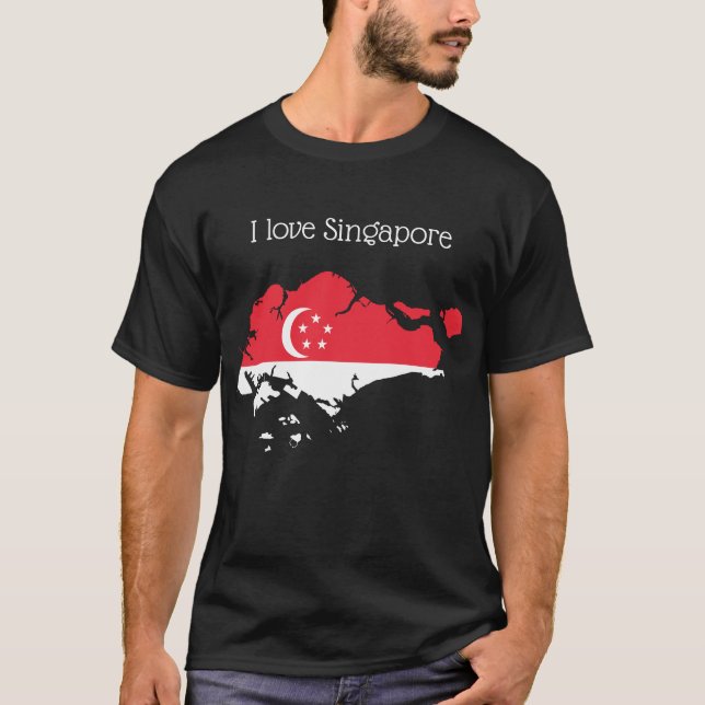I love Singapore T-Shirt (Vorderseite)