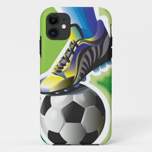 I Love Soccer iPhone 5 Coque (Dos)