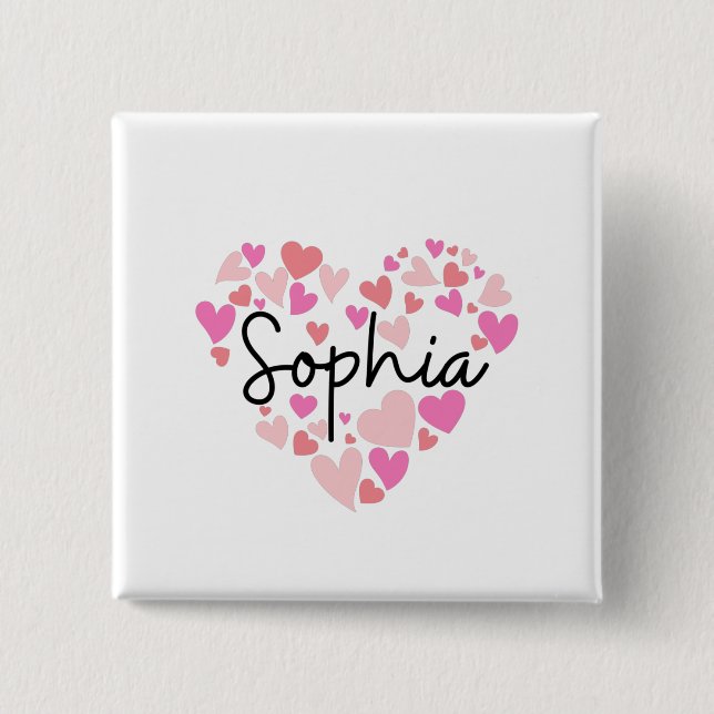 I love Sophia Button (Vorderseite)