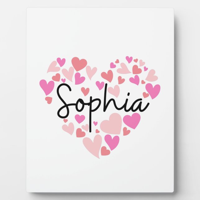 I love Sophia Fotoplatte (Vorderseite)