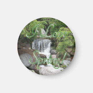 "I Love Spring" Magnet de chute d'eau