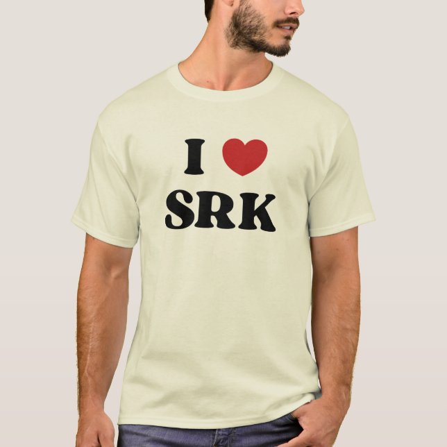 I Love SRK - I Love Shahrukh Khan T-Shirt (Vorderseite)