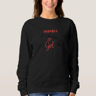 I Love State Of Hawaii Flower Outline Pupukea City Sweatshirt