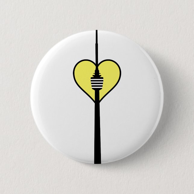 I Love Stuttgart Button (Vorderseite)