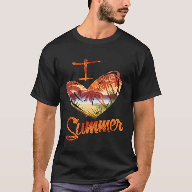 I Love Summer T-Shirt (Vorderseite)