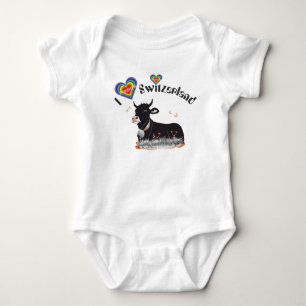 I love Switzerland für alle Baby Strampler