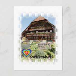I love Switzerland Postkarte