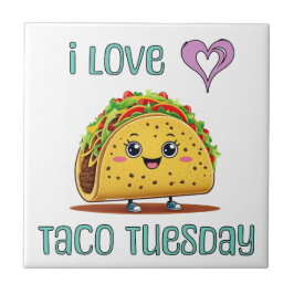 I Love Taco Tuesday Fliese