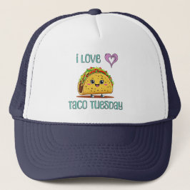 I Love Taco Tuesday Truckerkappe