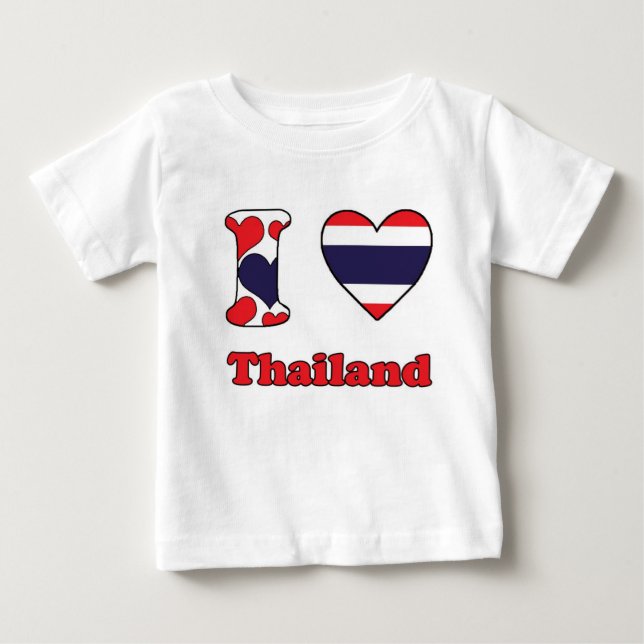 I love Thailand Baby T-shirt (Vorderseite)
