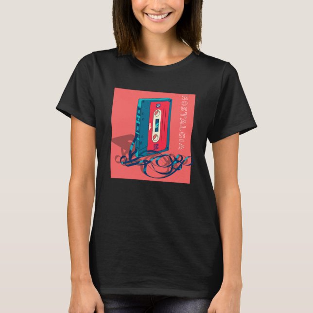I Love The 80s Retro 80s Babies Nostalgia Cassette T-Shirt (Vorderseite)