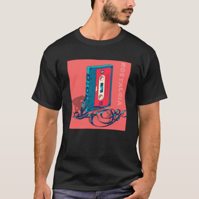 I Love The 80s Retro 80s Babies Nostalgia Cassette T-Shirt (Vorderseite)