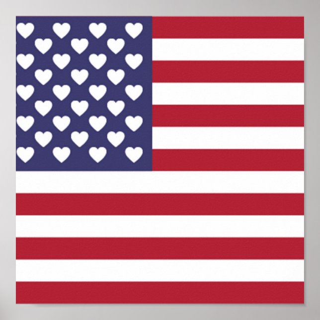 I LOVE THE UNITED STATES OF AMERICA POSTER (Vorne)