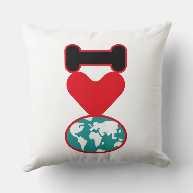 I LOVE THE WORLD BY MASANSER PIXELAT KISSEN (Rückseite)