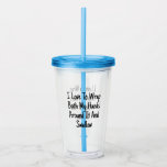 I Love to Wrap Both My Hands Around It and Swallow Acryltrinkbecher<br><div class="desc">Perfectinsoy I Love to Wrap Both My Hands Around It and Swallow Wxxe Glass with Gift Box,  
Funny Gift for Women,  Girlfriend,  Wife,  Sister,  Friend,  BFF,  Colleague,  Birthday Bachelorette</div>