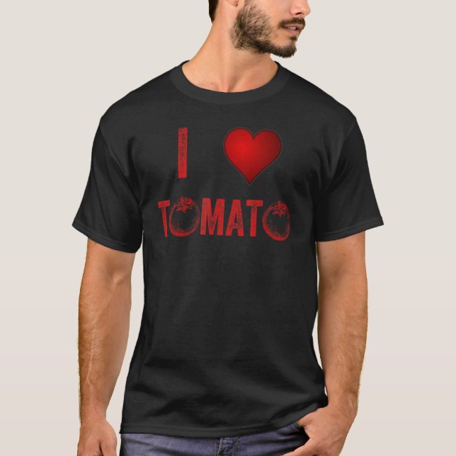 I Love Tomato Team Tomato Tomato Farmer T-Shirt (Vorderseite)