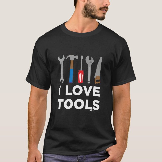 I Love Tools Handyman et T-shirt Carpenter (Devant)