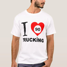 I LOVE TRUCKING biegst dich du & T-Shirt
