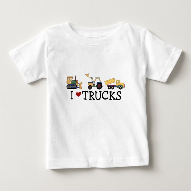 I Love Trucks T-shirts et cadeaux (Devant)
