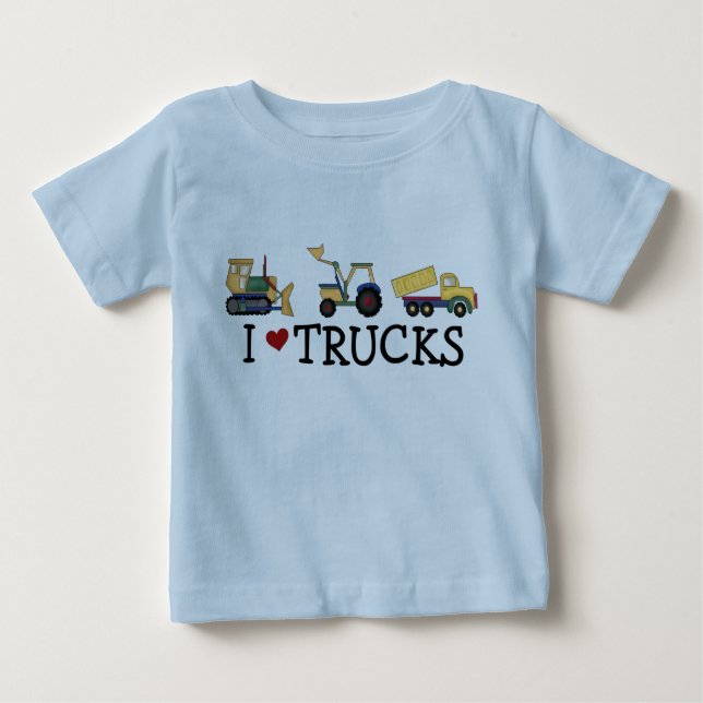 I Love Trucks T-shirts et cadeaux (Devant)
