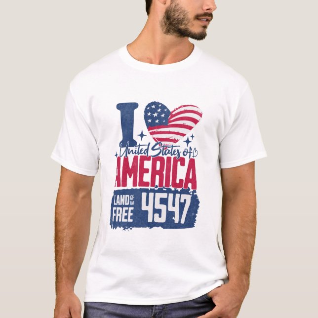I Love Trump 4547 T-Shirt (Vorderseite)