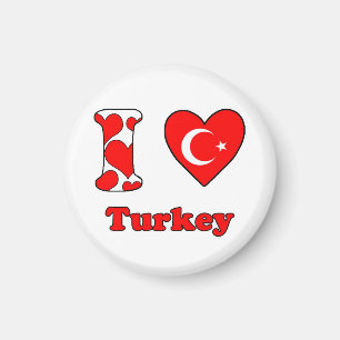 I love Turkey magnet