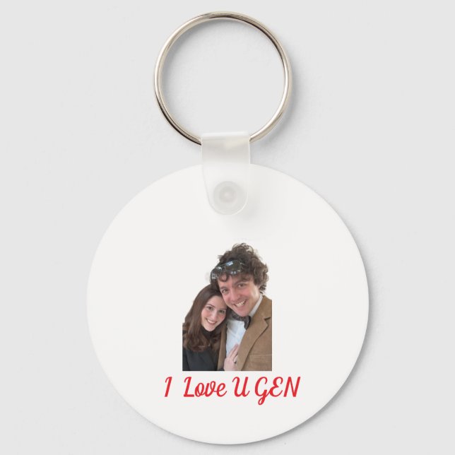 I Love U Gen Schlüsselanhänger (Vorderseite)