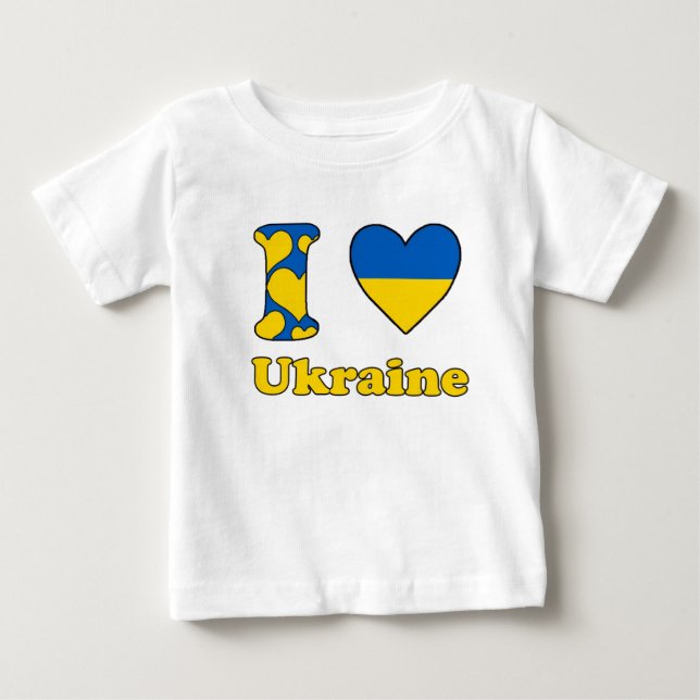 I love Ukraine Baby T-shirt (Vorderseite)