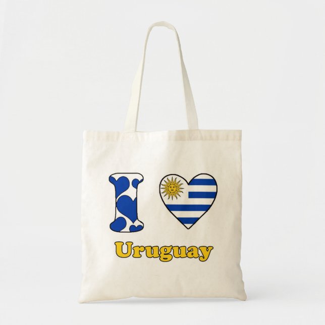 I love Uruguay Tragetasche (Vorne)