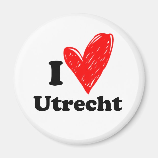 I love Utrecht Magnet (Vorne)