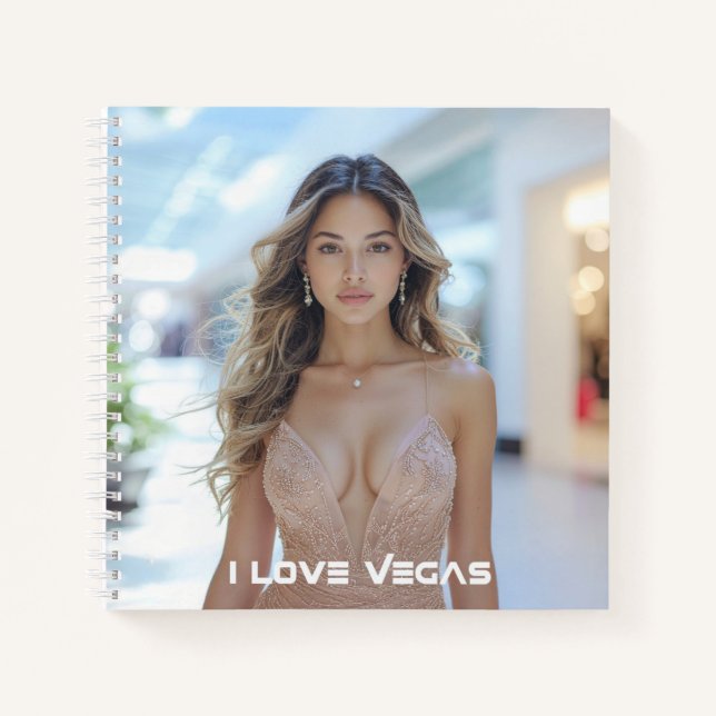 I LOVE VEGAS NOTIZBUCH (Vorderseite)