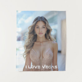 I LOVE VEGAS WANDTEPPICH
