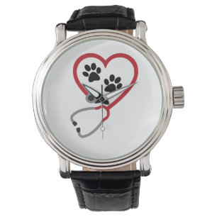 I love Veterinary Medicine Armbanduhr