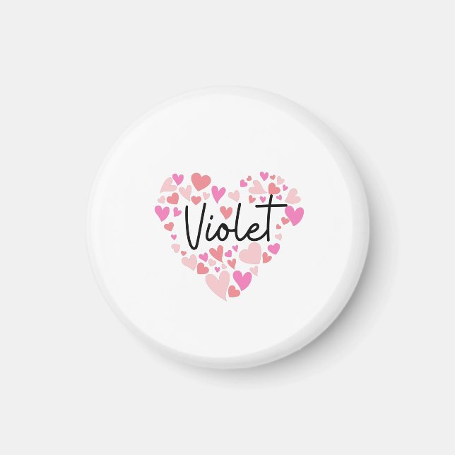 I love Violet Magnet (Vorne)