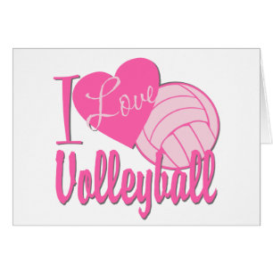 I Love Volleyball rose