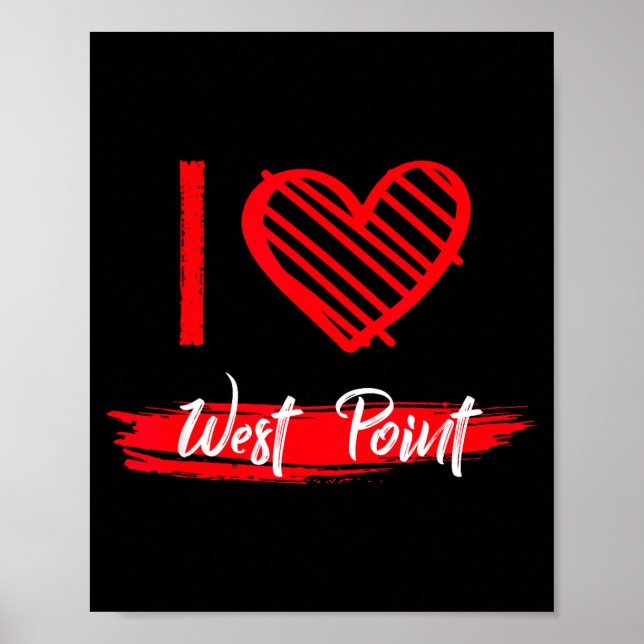 I Love West Int I Heart West Int  Poster (Vorne)