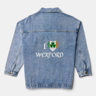 I Love Wexford Irlande Eire Drapeau Coeur Shamrock