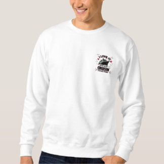 'I Love When We're Cruisin' Together' - Romantik Besticktes Sweatshirt