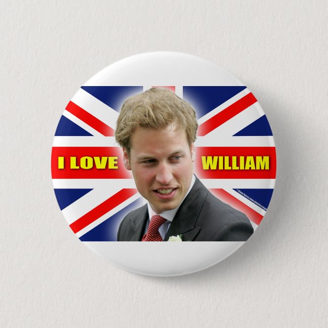 I Love William Button (Vorderseite)