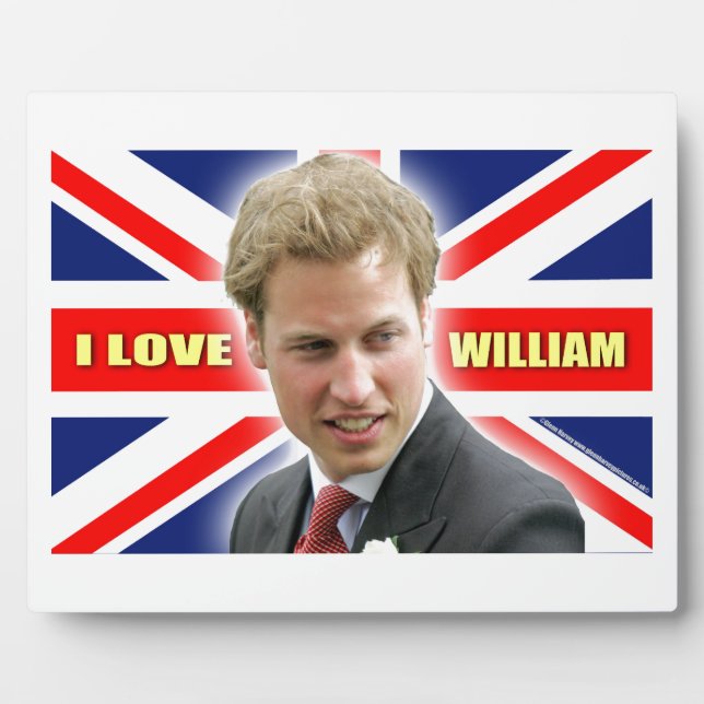 I Love William Fotoplatte (Vorderseite)