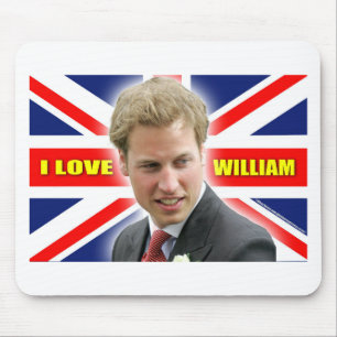 I Love William Mousepad