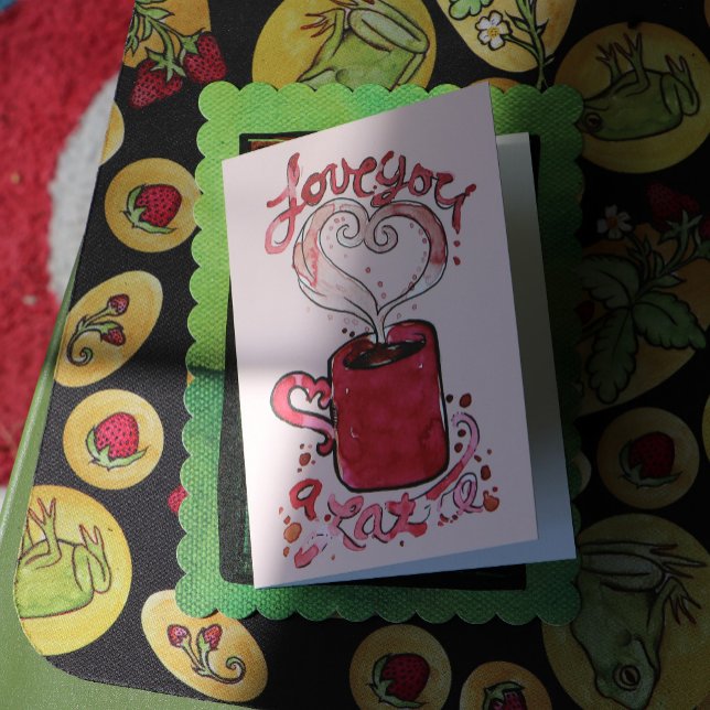 I love you a latte karte (Von Creator hochgeladen)