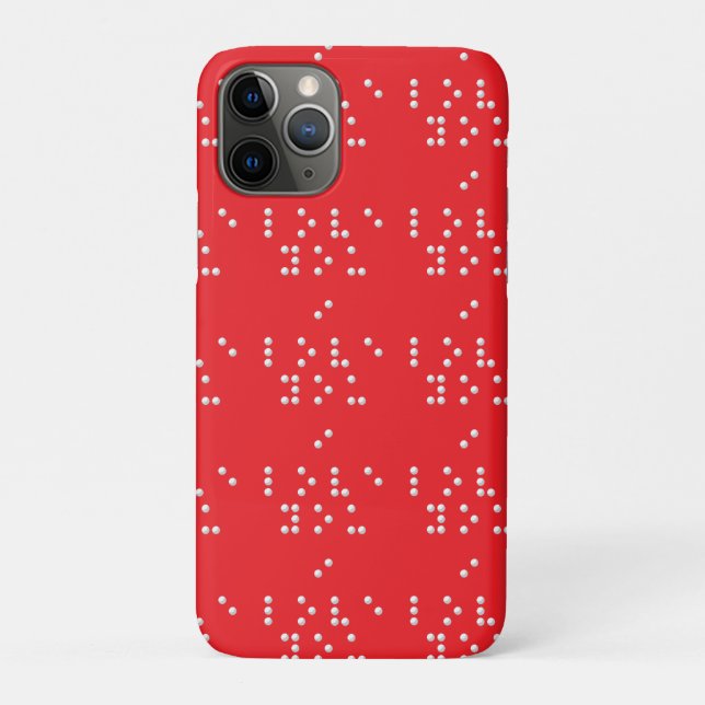 I love you (Braille) Case-Mate iPhone Hülle (Rückseite)