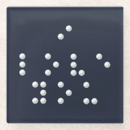 I love you (Braille) Glasuntersetzer
