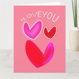 "I Love You" card. Karte