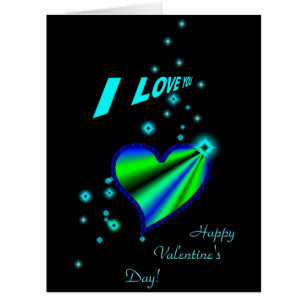I Love You, Coeur arc-en-ciel avec étoiles