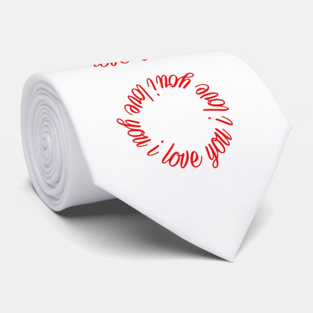 I Love You cravate Mariage pour marié ou marié Cra (Roulé)
