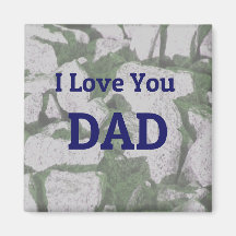 I Love You DAD magnet