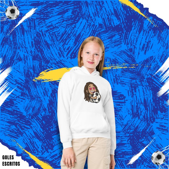 I love you football, woman with dreadlocks (Créateur téléchargé)