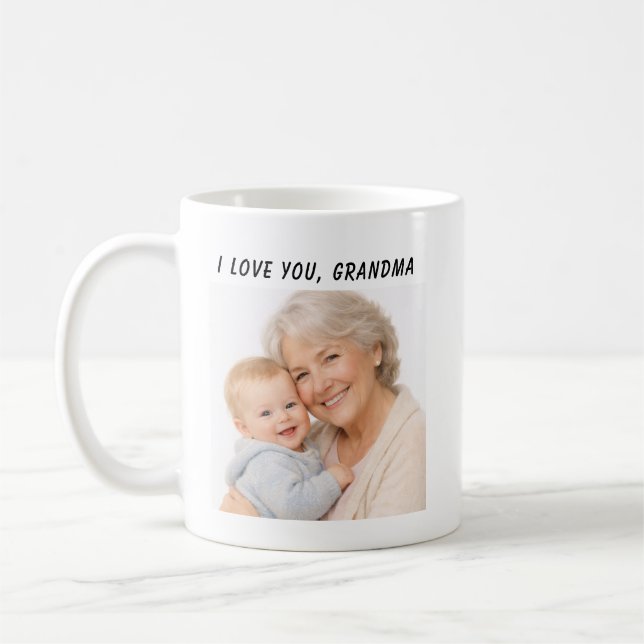 I Love You Grandma Mug | Grandparents Day (Gauche)